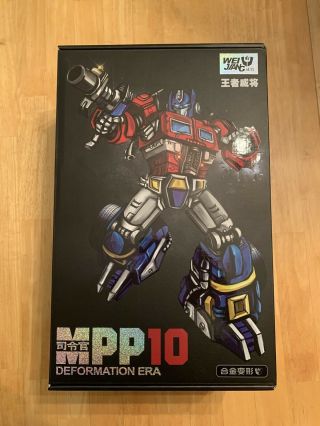 Masterpiece Transformers Weijiang Mpp10 Optimus Prime - Includes Autobot Logo