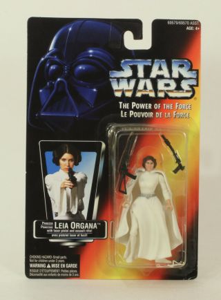 Star Wars Potf2 Square Cut Card Canada Only Princess Leia