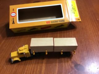 Cox HO scale Tractor and trailer W/ 2 lumber loads ‘No 6231 - 6” 2