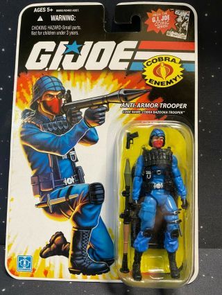2008 G.  I.  Joe 25th Anniversary Comic Series Cobra Bazooka Trooper Action Figure