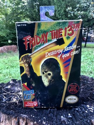 Neca Friday The 13th Nes Jason Figure Gamestop Exclusive