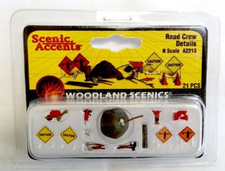 Woodland Scenics - Road Crew Details - N Scale - A2213