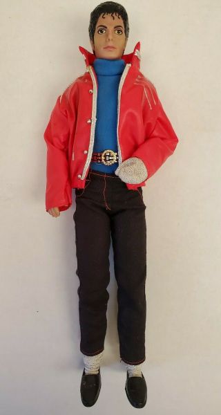 Vintage 1984 Michael Jackson Beat It 12 " Doll Vinyl Figure King Of Pop Thriller