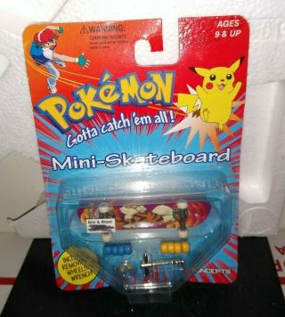 Vintage Pokemon Mini - Skateboard Xconcepts 1999 Rare Nintendo
