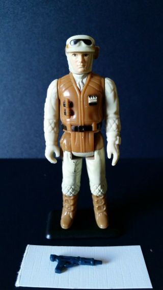 Star Wars Vintage - Pbp / Poch - Hoth Rebel Soldier - Painted Legs,  Blaster