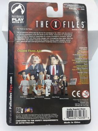 The X Files Special Agent Dana Scully Gagged Palisades Palz Series 1 Figure 2005 2