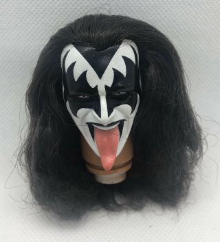 Vintage 1970s Kiss Mego Doll Head Gene Simmons Muscle