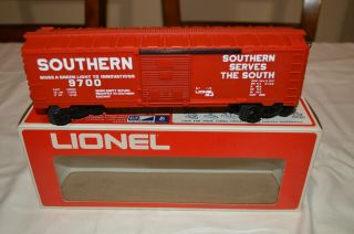 Lionel 6 - 9700 Southern Red Boxcar - Great Shape