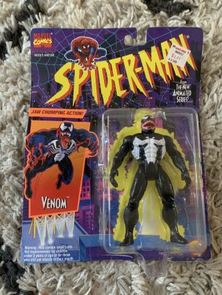 Vintage 1994 Toybiz Spider - Man Venom Series 1 Action Figure