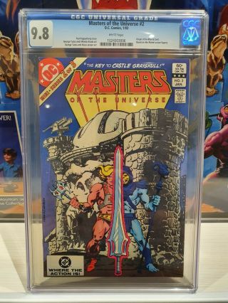 Cgc 9.  8 Masters Of The Universe Dc Comics 2 Motu 1983 White Pages
