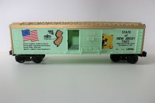 Lionel 7603 Jersey Boxcar - Spirit Of 76