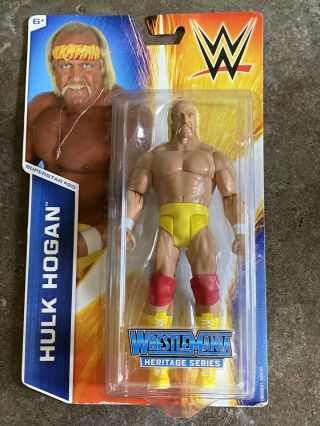 Wwf Wwe Hulk Hogan “wrestlemania 2” Heritage Series Mattel Action Figure