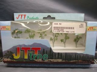 Jtt Products N Scale Gum Tree 6 Pack Tr - 1200