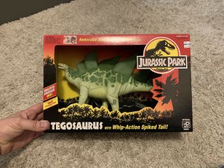 Rare 1993 Jurassic Park Stegosaurus With Whip - Action Spiked Tail