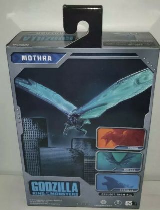 " Godzilla King Of The Monsters " Monsterverse Mothra 7in Poster Version Figure