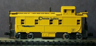 Atlas? Yellow Caboose Chessie System N Gauge Scale Model Train Railroad