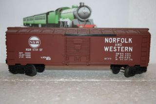 O Scale Trains Lionel Norfolk Western Box Car 9704