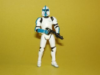 Star Wars Tac Sl Aotc Blue Clone Trooper Lieutenant Loose