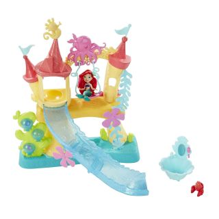 Hasbro DISNEY PRINCESS Little Kingdom ARIEL ' S SEA CASTLE Playset (Figures & A. 2