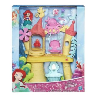 Hasbro DISNEY PRINCESS Little Kingdom ARIEL ' S SEA CASTLE Playset (Figures & A. 3