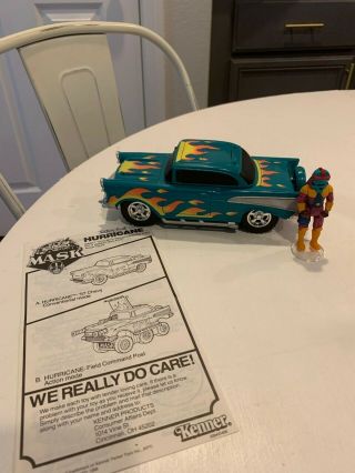 Mask Hurricane W/ Instructions Kenner 1986 Vintage Toy M.  A.  S.  K.