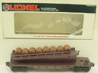 Lionel 6 - 16317 Pennsylvania Barrel Ramp Car/box