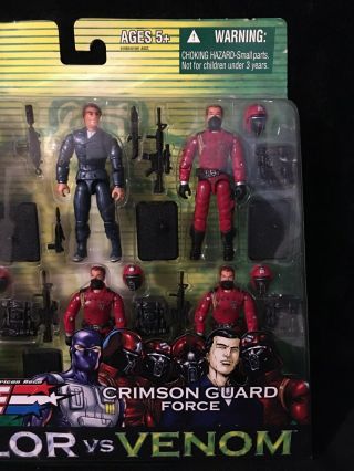 GI Joe Valor vs Venom Crimson Guard Force 6 Pack NIP Hasbro Firefly Tomax 3