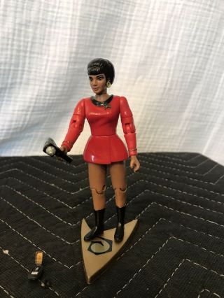 Rare 1993 Uhura 4.  75 " Action Figure Star Trek Classic Bridge Crew Collector Set