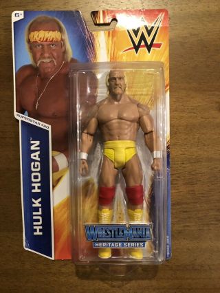 Wwe Mattel Basic Hulk Hogan Wrestlemania 2 Heritage Series Figure Wwf Elite Rule