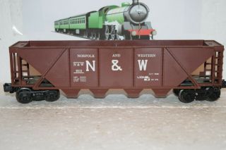O Scale Trains Lionel Norfolk Western Hopper 9111