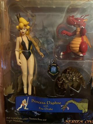 Dragons Lair Princess Daphne & Fire Drake 6 " Figure Don Bluth