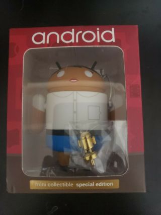 Android Mini Collectible Figurine - " Talks At Google " - Female,  Box Damage