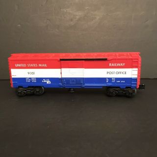 Lionel Train United States Mail Animated Reefer Box Car 6 - 9301
