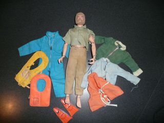 G I Joe By Hasbro 1964 With Flocked Hair,  Patent Number On Backside
