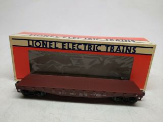 Vintage Lionel Nyc Flat Car With Stakes O Gauge Train Freight Car 6 - 6521