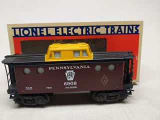 Lionel Pennsylvania Illuminated Porthole Caboose,  Farr 5 O Gauge Train 6 - 6908