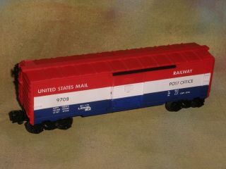 Lionel Us Mail Railway Post Office Box Car 9708