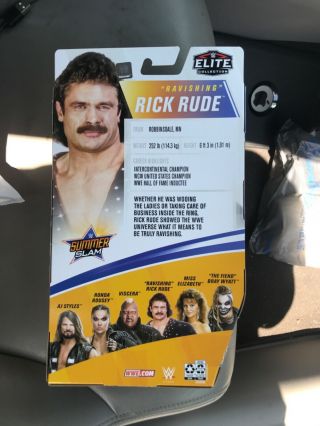 WWE Mattel Ravishing Rick Rude Elite Series 77 Action Figure In Hand WWF 3