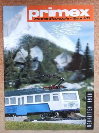 Catalaogue Primex 1990 / Modell - Eisenbahn Spur Ho - Modelisme Ferroviaire