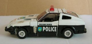 Prowl Police Highway Patrol Nissan Z Car Autobot 1984 Hasbro G1 Transformers