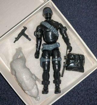 1985 Gi Joe " Snake Eyes W/ Timber " Complete Accessories Action Figure