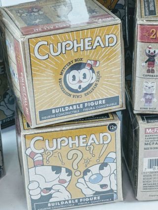 (Qty 2) Cuphead Surprise Box Buildable Figure Collect all 26 McFarlane Toys W3 3