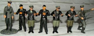 1:32 Unimax Forces Of Valor Wwii Wehrmacht German Officers Commanders Figure Set
