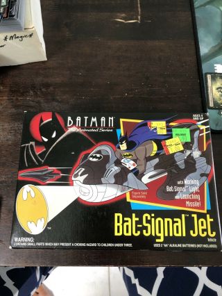 Batman The Animated Series Bat - Signal Jet Kenner 1993 Nib