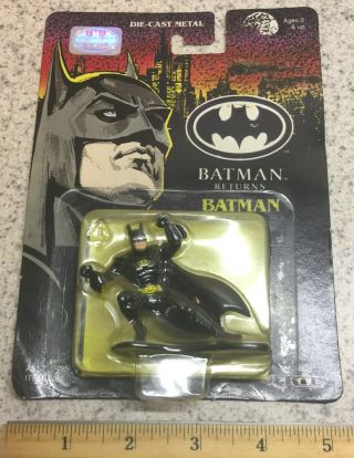 Vintage 1992 Ertl Batman Returns Batman Figure Die - Cast Toy Nrfp Moc