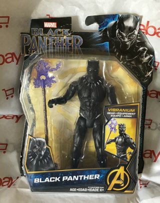 Marvel Universe Black Panther Figure 2017 Hasbro Nib $9.  99