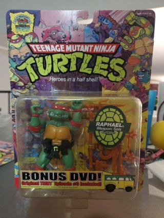 2008 Tmnt Teenage Mutant Ninja Turtles 25th Anniversary Raphael Figure Playmates