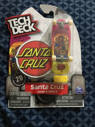 New/sealed Tech Deck Series 8 Santa Cruz Skateboard Fingerboard