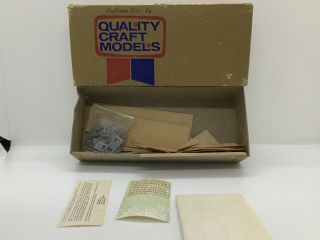 Ho Scale Quality Craft Models Union Pacific Wood Sheathed Caboose Kit