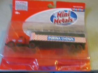 Mini Metals Purina Chows Ho Scale White Wc Tractor/covered Wagon Trailer Set Ob